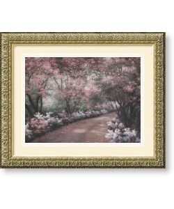 Diane Romanello 'Azalea Walk' Framed Art Print