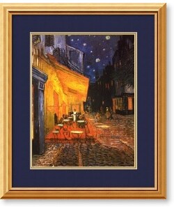 Vincent van Gogh 'Cafe Terrace At Night' Framed Art Print
