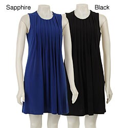 Calvin Klein Women's Pleated Jersey Dress