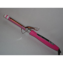 TurboIon Croc Pink Solid Ceramic 3/4-inch Curling Iron