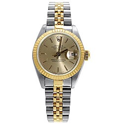 Pre-owned Rolex Datejust Women's Champagne Dial Watch