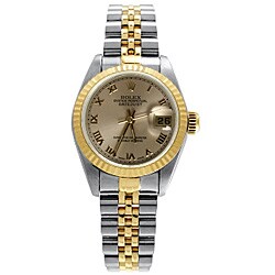 Pre-owned Rolex Women's Datejust Quickset Silver Watch