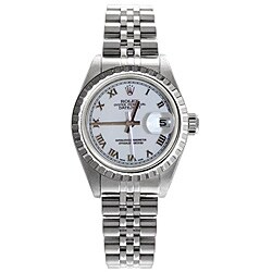 Pre-owned Rolex Datejust Women's Steel White Dial Watch
