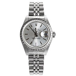 Pre-owned Rolex Datejust Women's Steel Silver Dial Watch