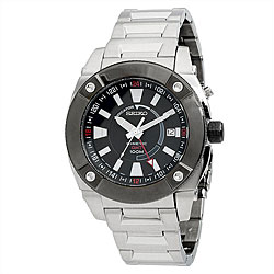 Seiko Men's Silvertone Kinectic Watch