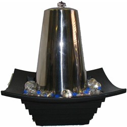 Stainless Steel Conic Mini Table Fountain