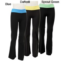 Calvin Klein Performance Rolled Waistband Yoga Pants