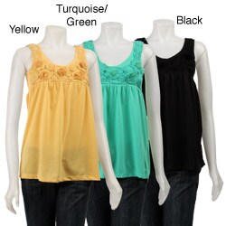 Simply Irresistible Women's Rosette Bodice Top