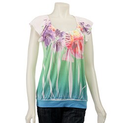 Simply Irresistible Women's Flutter-sleeve Shirt
