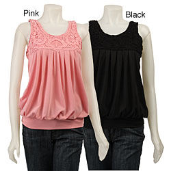 Simply Irresistible Crocheted Lace Knit Top