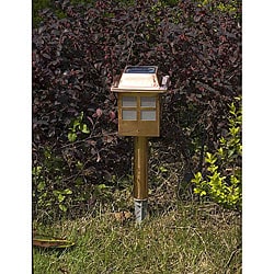 Copper Solar Lantern with Stake 