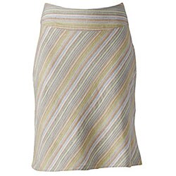 Women's Organic Cotton Garden Stripe Skirt (Guatemala)
