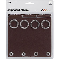 Basic Grey Chocolate Chip Tabbed Album