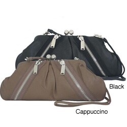 Franchi 'Mabelle' Nappa Clutch