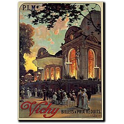 Louis Tauzin 'Vichy' Gallery-wrapped Canvas Art