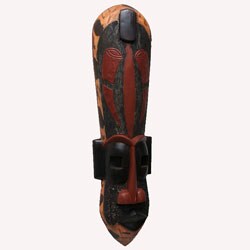 Handmade Tall Wooden Congo Mask (Ghana)