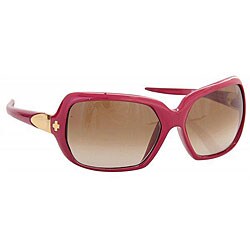 Spy Dynasty Women's Fuchsia/ Bronze Faded Lens Sunglasses