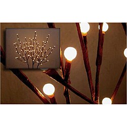 Handmade Illuminated Pussy Willow Branches (6 Stalks)