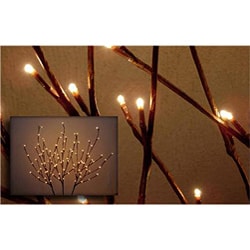 Handmade Illuminated Willow Branch Floral Lights (6 Stalks)