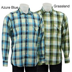 FINAL SALE Ryan Michael Men's Large Check Western Shirt