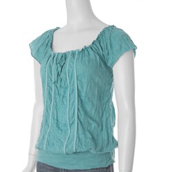 Belle du Jour Junior's Knit Peasant Top