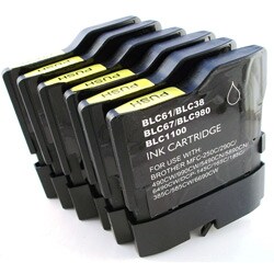 Brother Compatible LC-61 Black Inkjet Inkjet Cartridges (Pack of 6)