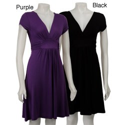 Tammy Mars Women's Short-sleeve Empire Waist Dress