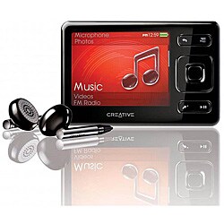 Creative ZEN Black 4GB MP3 Player (Refurbished)
