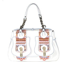 Fendi 'B' Vernice Multicolor Chain Link Bag   
