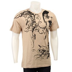 Corupcion Men's 'Tattooed' Khaki T-shirt