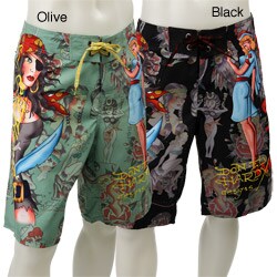 Ed Hardy Men's 'Girls All Over The World' Boardshorts
