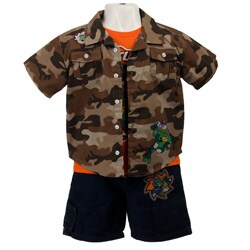 FINAL SALE KHQ Boy's Ninja Turtles Camouflage Set