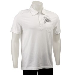 Calvin Klein Men's Short-sleeve White Polo Shirt