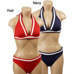Anne Cole 'Nantucket' Contrast Binding 2-piece Swimsuit