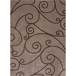 Brown Swirl Design