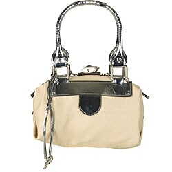 Chloe 'Paddington' Beige Canvas Satchel