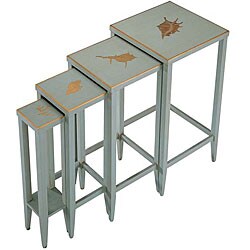 Signature Collection Seafoam Nesting Tables (Set of 4)