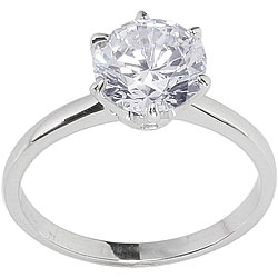 NEXTE Jewelry Rhodium-plated Cubic Zirconia Ring