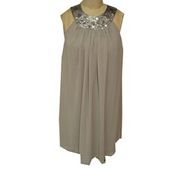 London Times Women's Crinkle Chiffon Dress