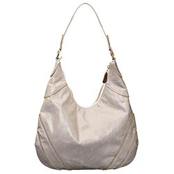 Zina Eva Grey Zip Hobo Bag