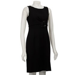 Ellen Tracy Women's Floral Embellished Dress