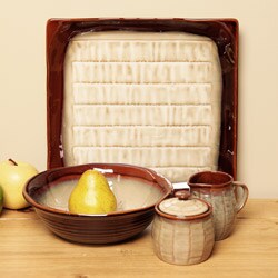 Sango Fusion Brown 5-piece Completer Dinnerware Set