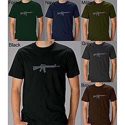 Los Angeles Pop Art Men's 'Rifle' T-shirt