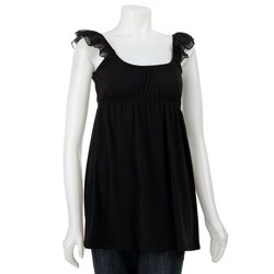 FINAL SALE Necessary Objects Junior's Babydoll Tunic Top