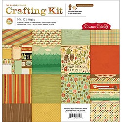 Cosmo Cricket 'Mr. Campy' 12x12 Paper Crafting Kit