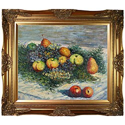 Claude Monet 'Pears and Grapes' Hand-painted Oil Reproduction