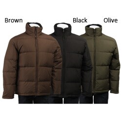 London Fog Men's Zip-front Down Filled Coat