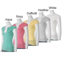 Ci Sono by Adi Junior's Cap-sleeve Ruffled Top