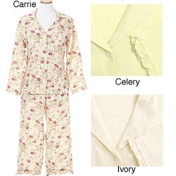 Pine Cone Hill Women's Classic Ruffle Linen Pajamas