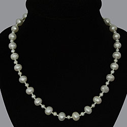 Silver Pearl Necklace (Thailand)